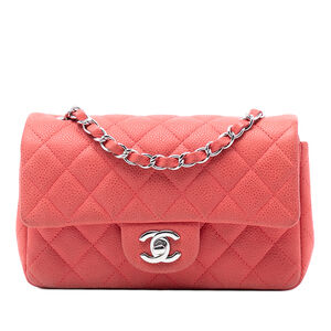 Pre-Loved Chanel Mini Rectangular Classic Caviar Single Flap